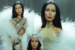 Mattel Cher doll repaint by Noel Cruz