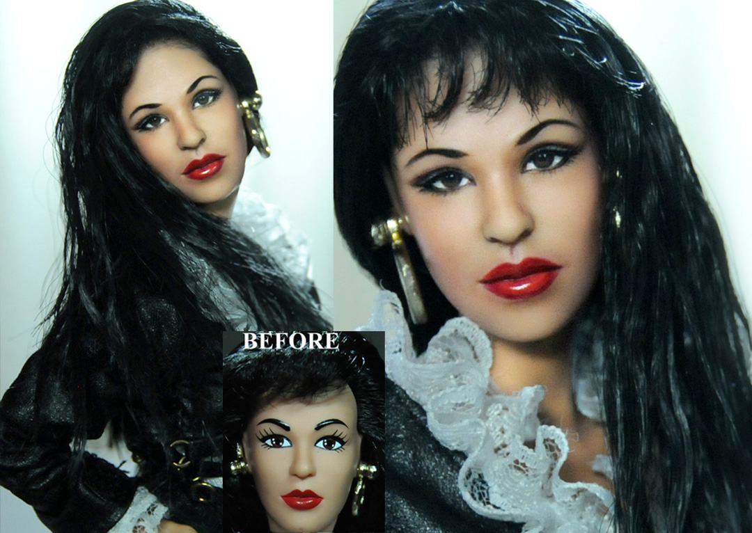 Selena Quintanilla Amor prohibido doll repaint