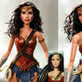 Wonder Woman Gal Gadot custom doll repaint