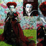 Red Queen custom doll repaint by Noel Cruz