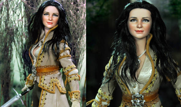 Once Upon A Time Snow White custom doll repaint