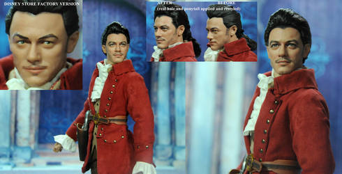 Doll Repaint Luke Evans Beauty and Beast Gaston