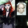 Gothic Evangeline Ghastly resin doll repaint
