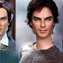 Vampire Diaries Damon custom doll repaint