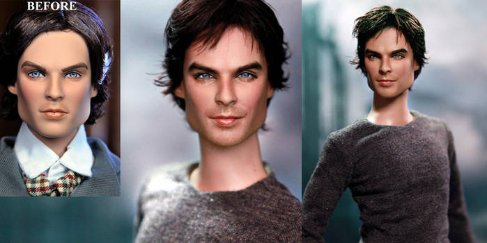 Vampire Diaries Damon custom doll repaint