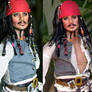 Doll repainted as Jack Sparrow