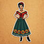 rockabilly thanksgiving | sticker