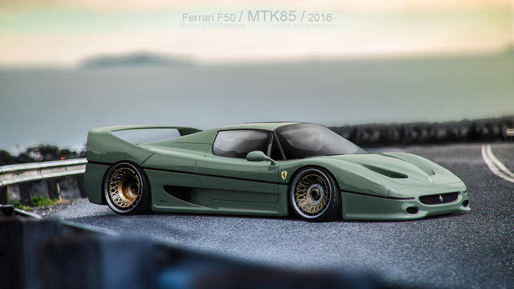 Ferrari F50 graugruen