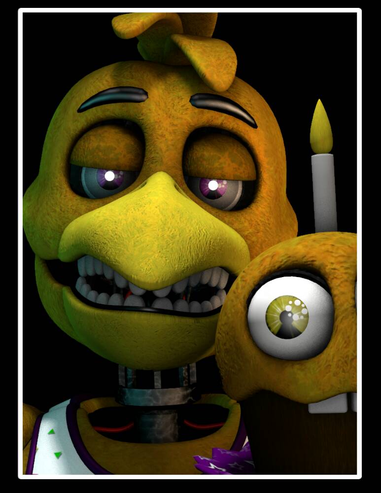 C4D R19/FNAF] Withered chica mugshots by springyt on DeviantArt