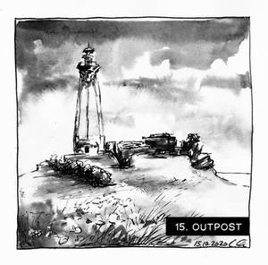 INKtober2020 15 OUTPOST