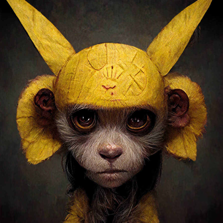 Pikachu Monkey by LunaZuka on DeviantArt