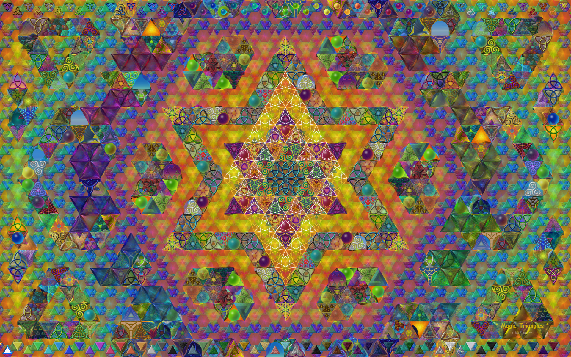 Magic Triangles Mosaic