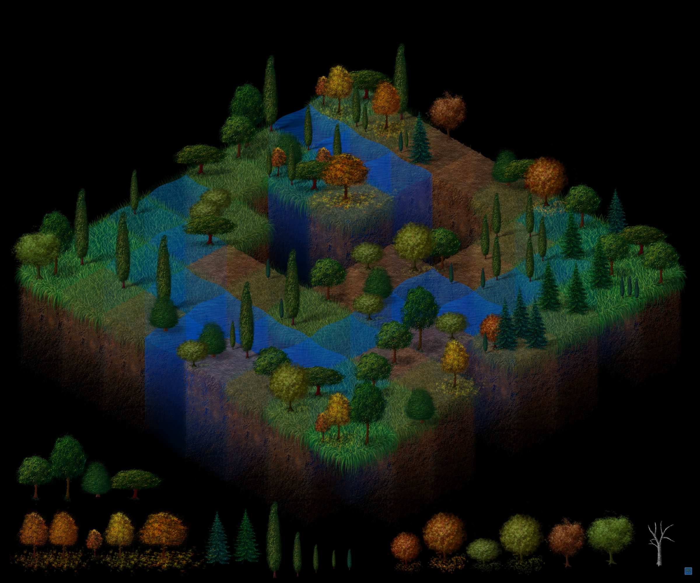 Isometric Tiles Landscape