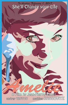 Amelie Movie Poster- 2d digtial image project