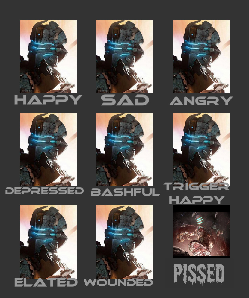 The emotions of Isaac Clarke