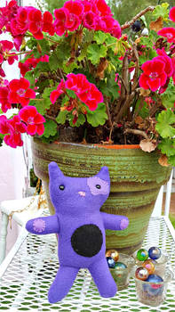 Purple Cat Plush