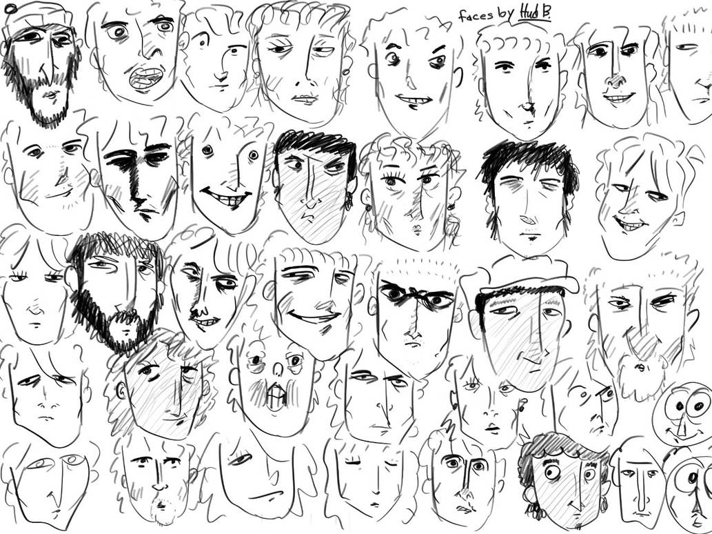 Deviantart Model Faces Faces by HudB on DeviantArt