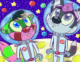 Weird Friends Go to the Moon