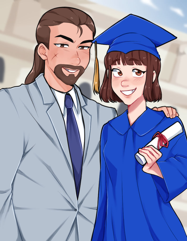 GRADUATION DAY! (COMMISSION) by BadlyBeatenAguacate on DeviantArt