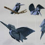 Origami Kingfisher