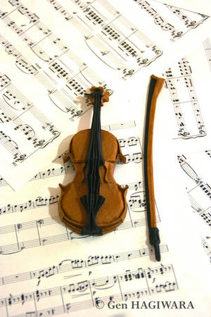 Origami Violin by GEN-H Origami Violin by GEN-H