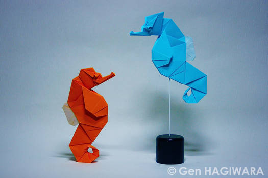 Origami Sea horse