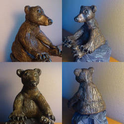 Bear sculpture