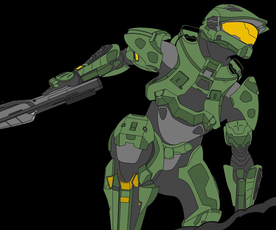 Master Chief colored