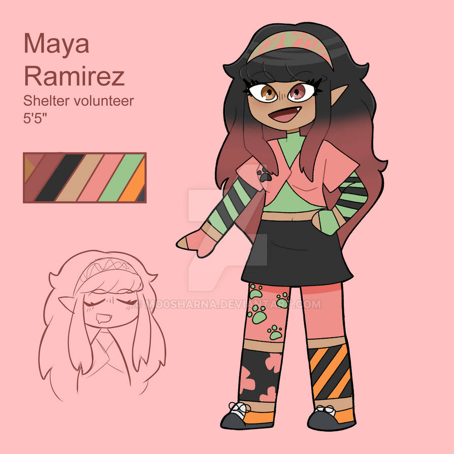 Maya Ramirez Chibi Ref by mo0sharna on DeviantArt