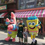 SpongeBob and Patrick at Universal Studios