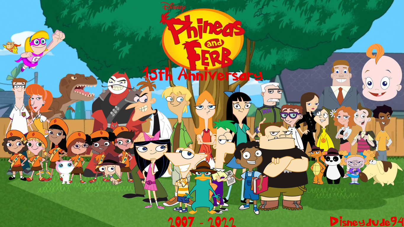 Phineas and Ferb - 15th Anniversary by Disneydude94 on DeviantArt