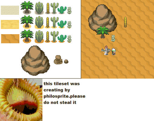 desert's pokemon tileset