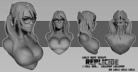 Lolly bust sculpt