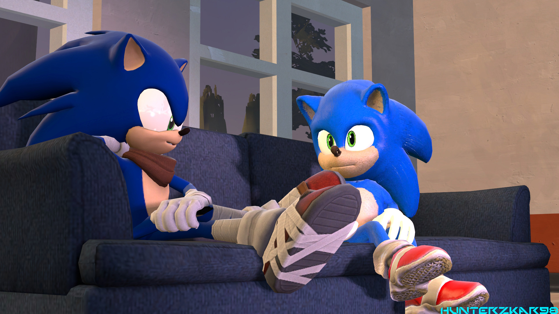 What if Boom Sonic and Movie Sonic met? : r/SonicTheMovie