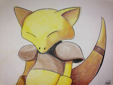 Abra - color pencils