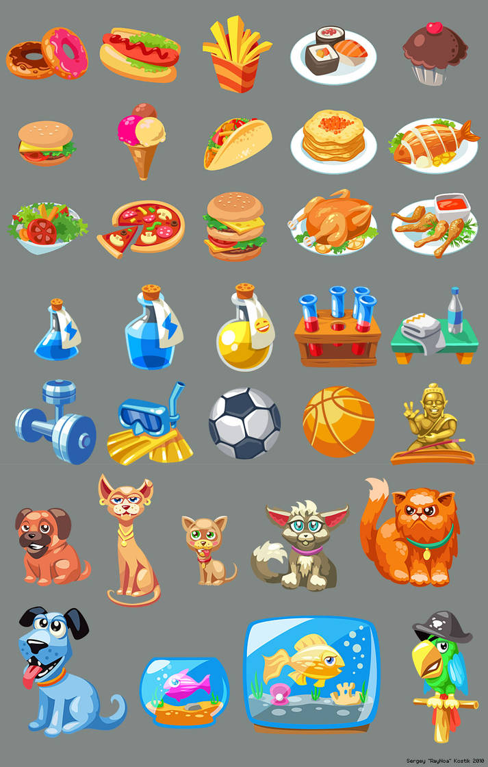 Vector items etc 001 by raynoa on DeviantArt