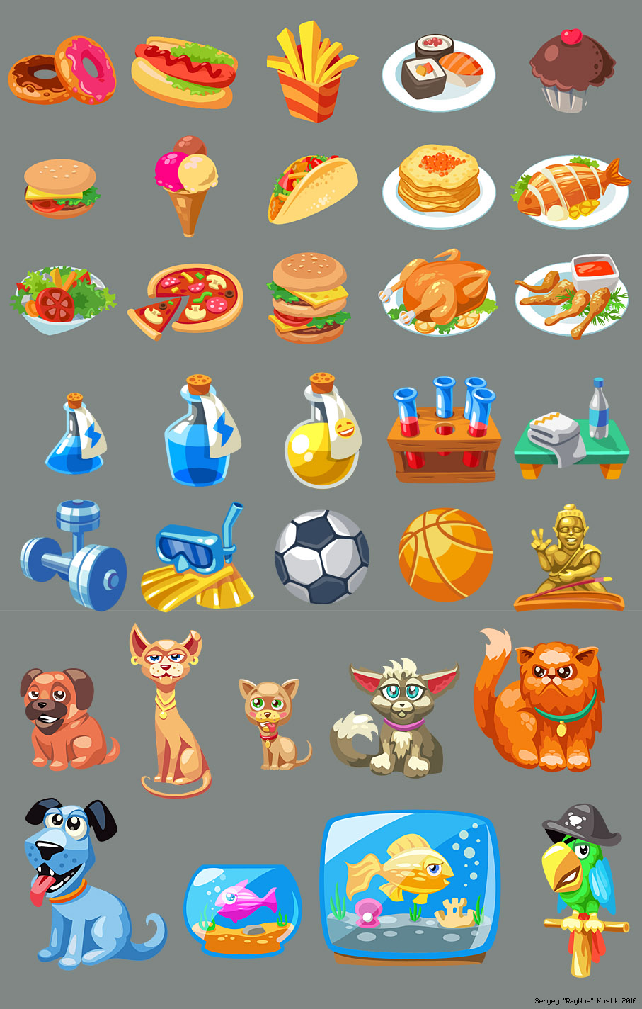 Vector items etc 001