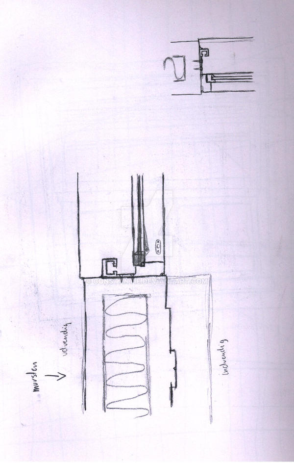 Window Frame Corner Section Sectional view window corner by constantie on DeviantArt