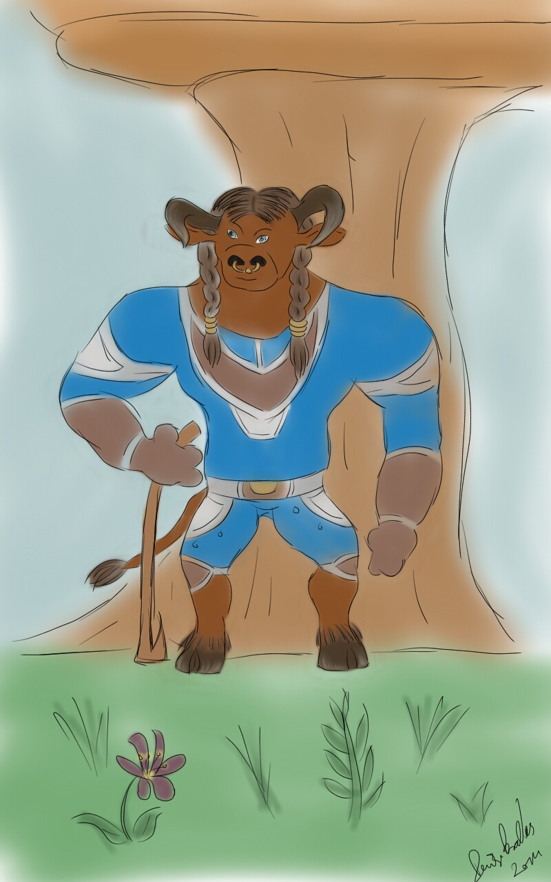 Sketch Give Away - Male Tauren