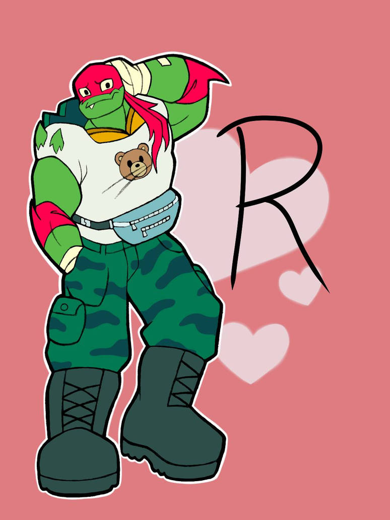 Rise Tmnt Raph By Pixelitavt On Deviantart