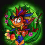 Crash Bandicoot tribal head