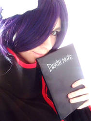 Konan with Death Note