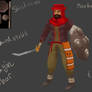 Bedyin Char | lowpixels | Hand Paint | Low poly