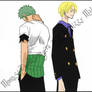 One Piece Sanji x Zoro Color