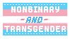 nonbinary AND transgender - stamp