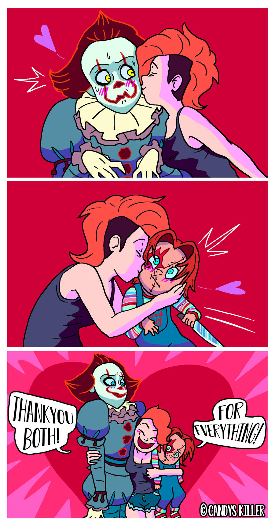 photo Deviantart Chucky X Andy comic commission chucky x pennywise by