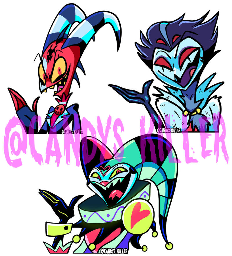HELLUVA BOSS STICKERS by Candys-Killer on DeviantArt