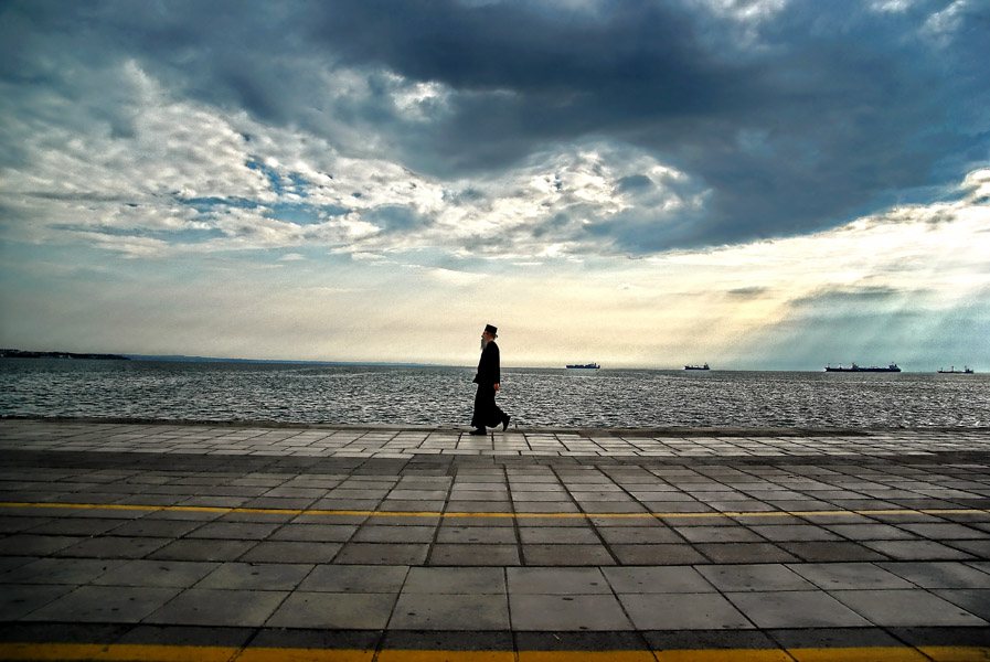 Priest in the harbour