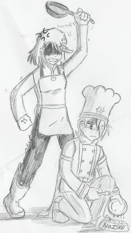 Chef Rainne Raine x Wonder Chef: Caught by BunnyfishMel-Mel on DeviantArt