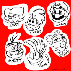 Buncha Koopa's... And Mario